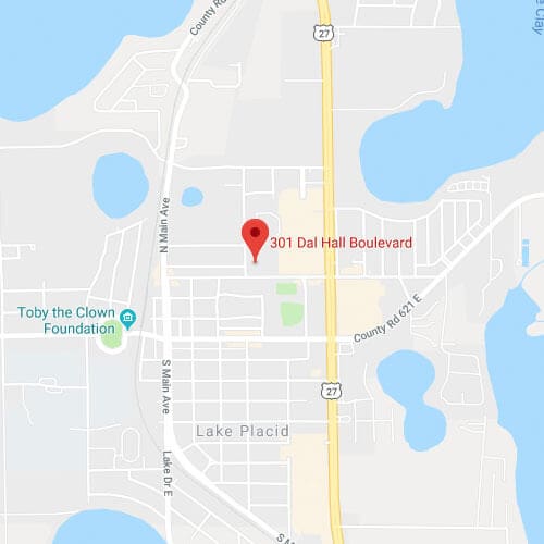Lake Placid Office Map